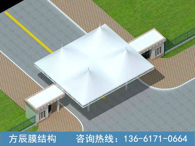 收費(fèi)站膜結(jié)構(gòu)13