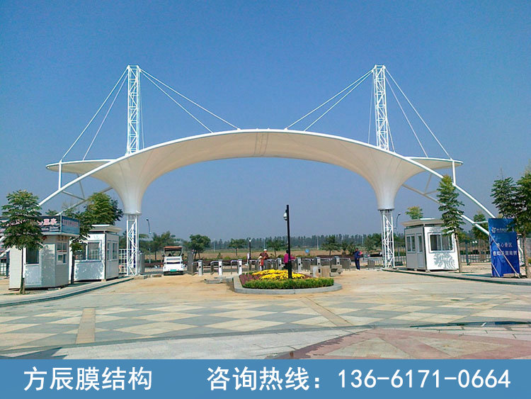 收費(fèi)站膜結(jié)構(gòu)01