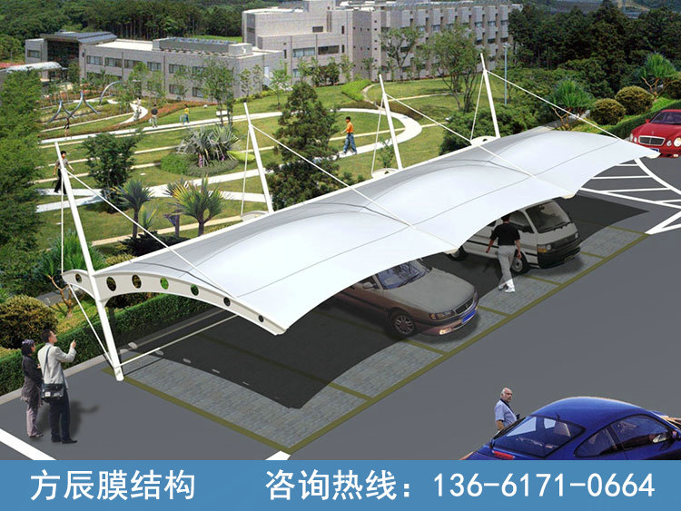 膜結(jié)構(gòu)停車(chē)棚038