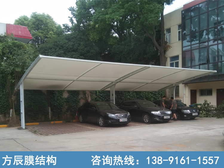 陜西省西安市臨潼區(qū)中國人民解放軍陜西省軍區(qū)第二十四離職干部休養(yǎng)所膜結(jié)構(gòu)停車棚